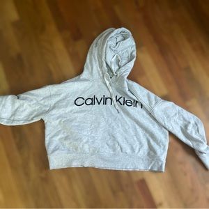 GREY CALVIN KLEIN SWEATSHIRT SMALL